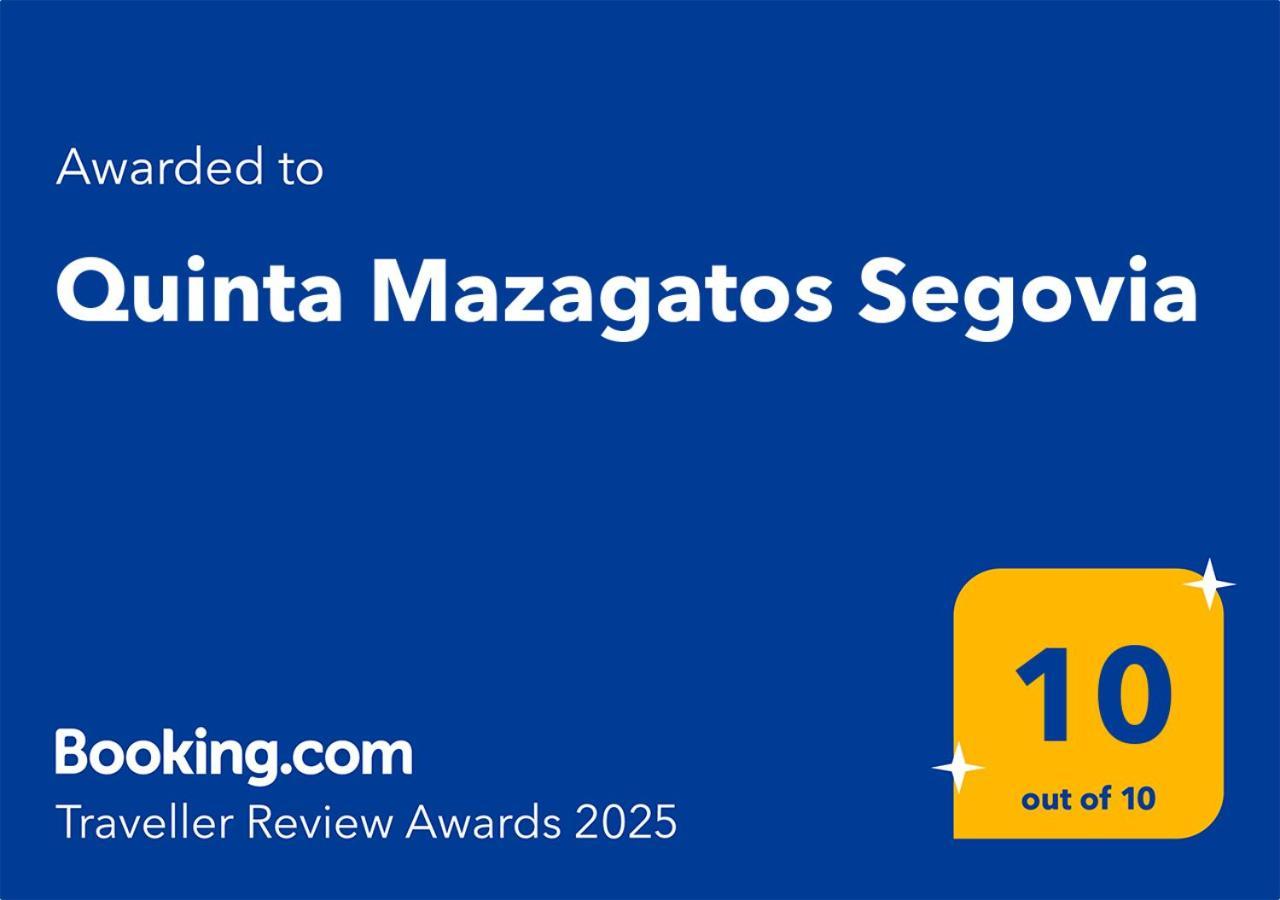 Вилла Quinta Mazagatos Segovia Ля Ластрилла Экстерьер фото